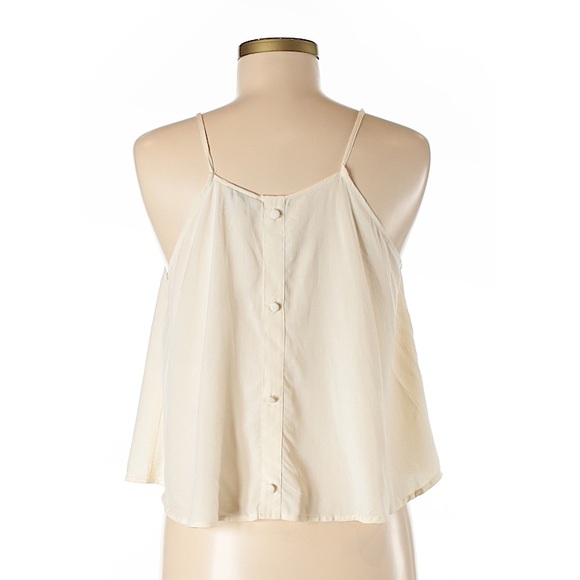 Tobi Cream Sleeveless Crop Camisole - Picture 2 of 6